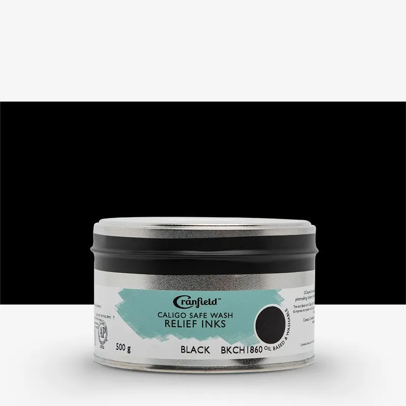 Expédié Aujourd'hui Cranfield Caligo Safe Wash encre de relief boîte 500 g noir