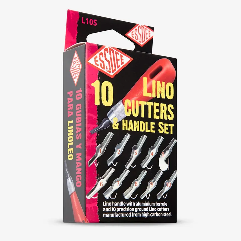 Achetez Aujourd'hui Essdee set d’outils de gravure sur lino manche avec 10 lames