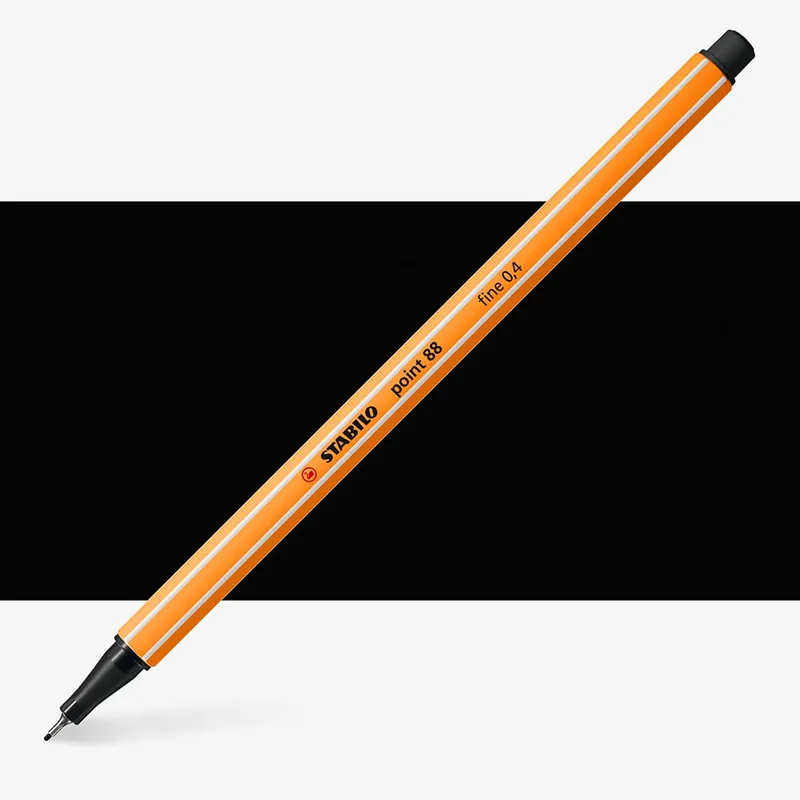 Stabilo Point 88 stylo fineliner 0,4 mm noir Retour Gratuit