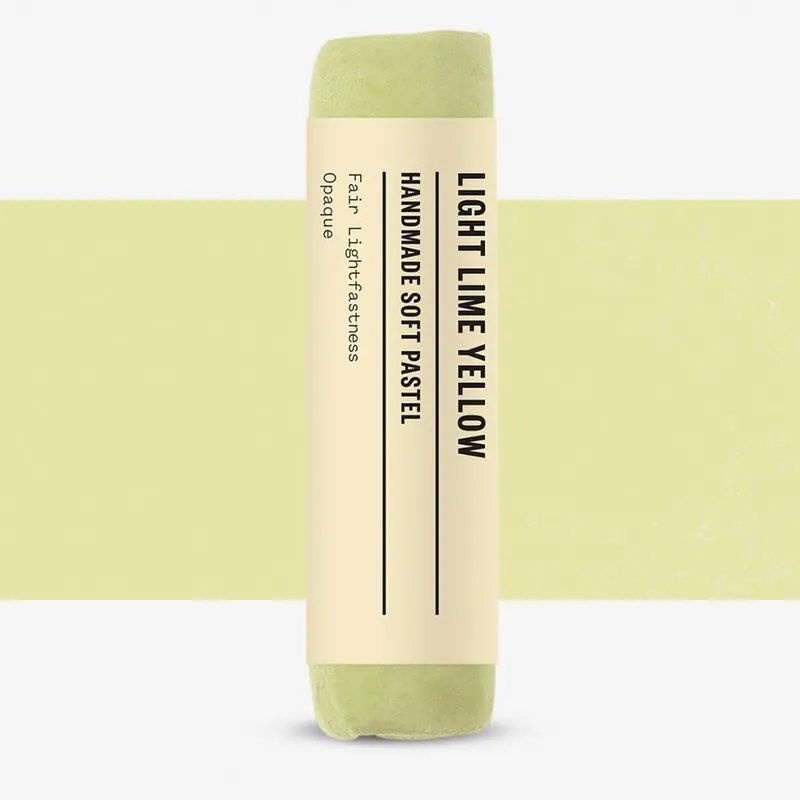 Jackson‘s Pastel tendre fait main Jaune vert citron clair Dernière Chance