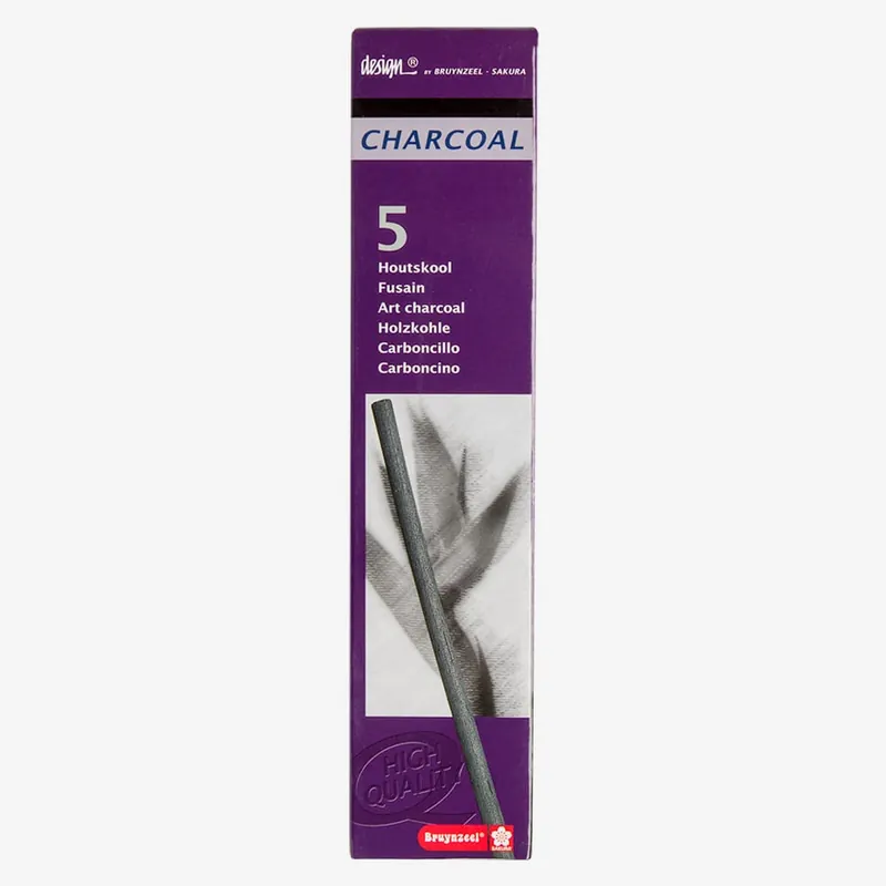 Bon Plan Bruynzeel Design Bâton de fusain Lot de 5