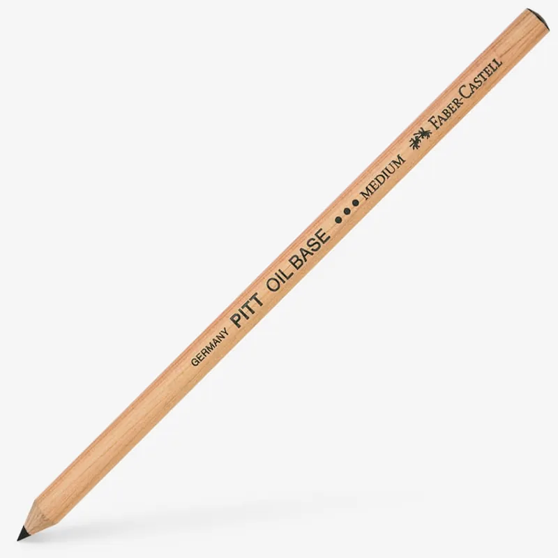 Remise Faber-Castell Crayon à l’huile Pitt Oil Base Noir Grain Moyen