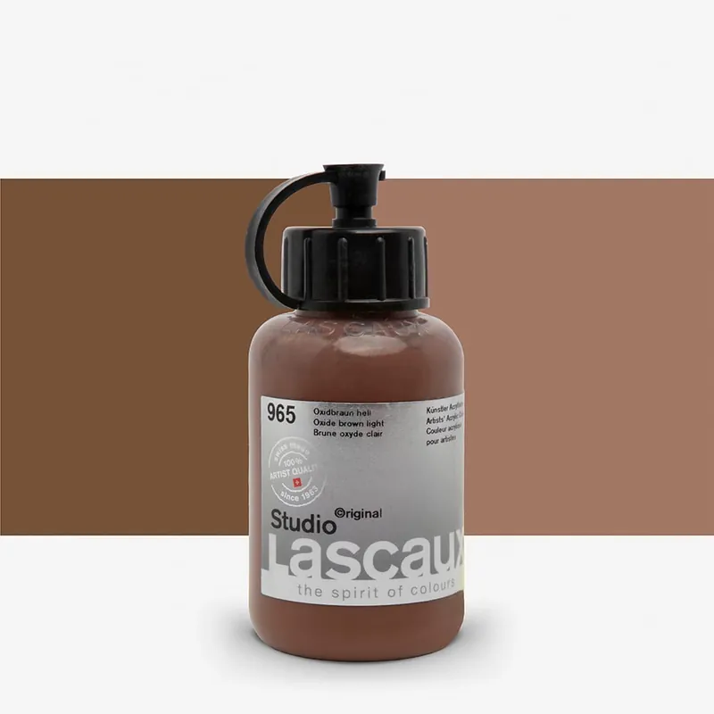 Offre Du Jour Lascaux Studio Acrylic 85 ml brun oxyde clair
