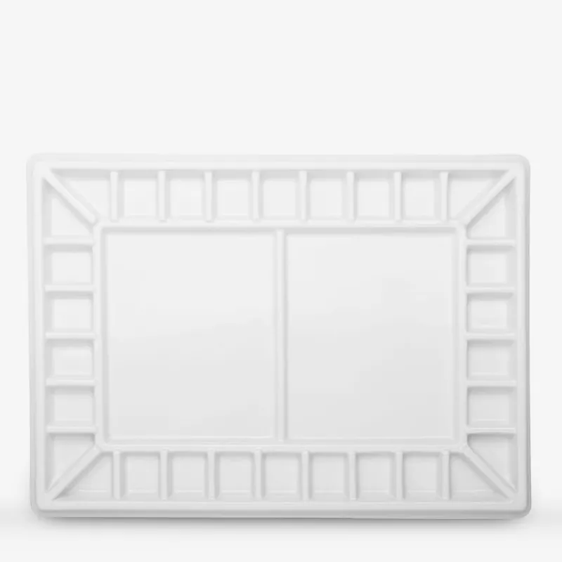 Jackson‘s Palette en porcelaine avec couvercle 32 alvéoles 29 x 40 x 4,5 cm (env. 11 x 16 x 2 in) Offre Limitée