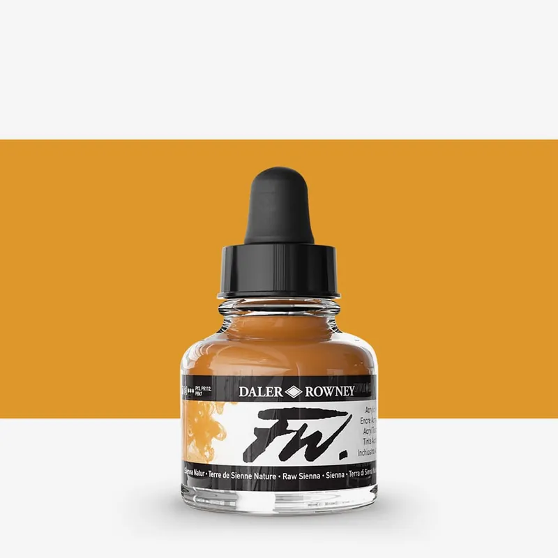 Daler Rowney Encres acryliques FW pour artistes 29,5 ml Terre de Sienne naturelle Achetez Aujourd'hui