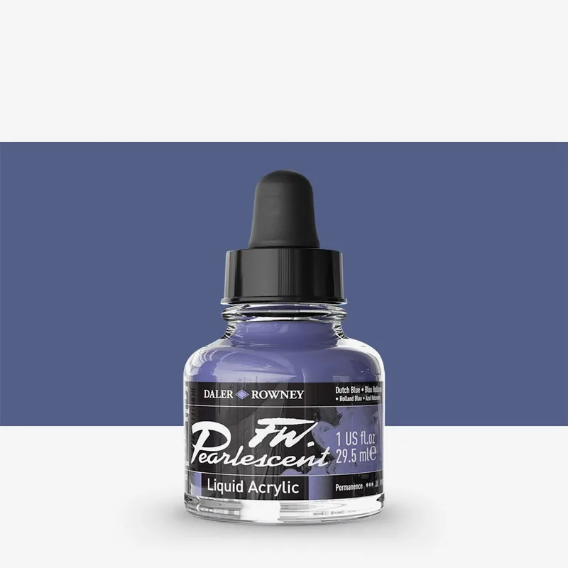 Petit Prix Daler Rowney Encres acryliques FW pour artistes 29,5 ml Bleu hollandais