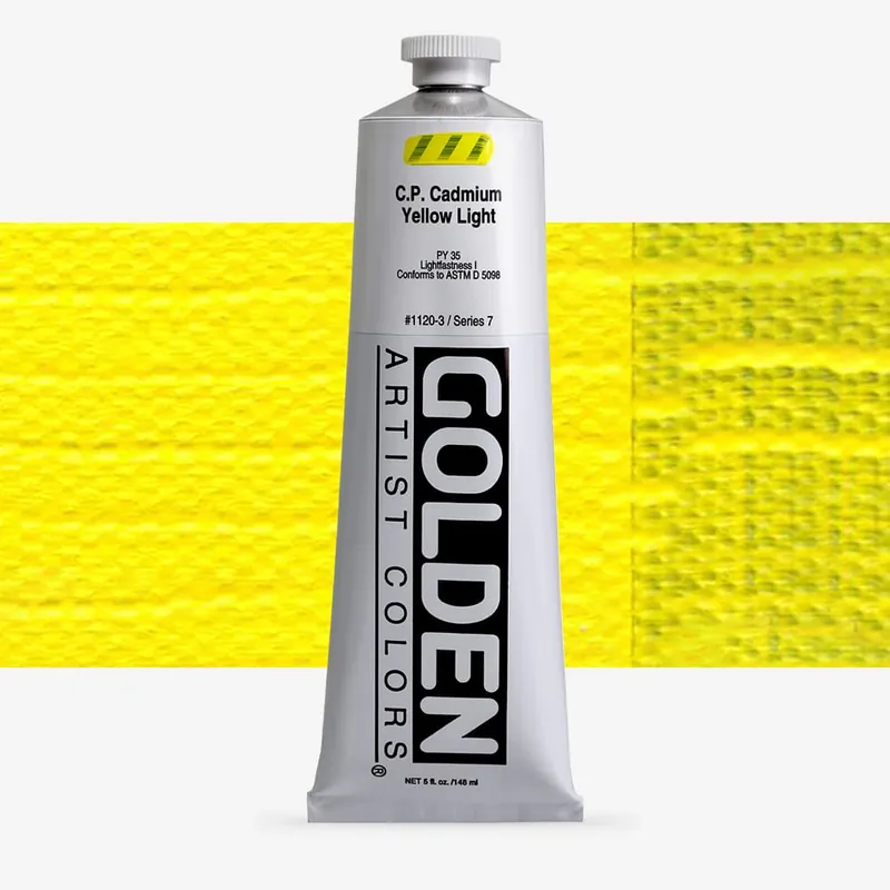 Golden Acrylique Heavy Body Peinture Acrylique 148 ml Jaune de cadmium clair pur Soldes
