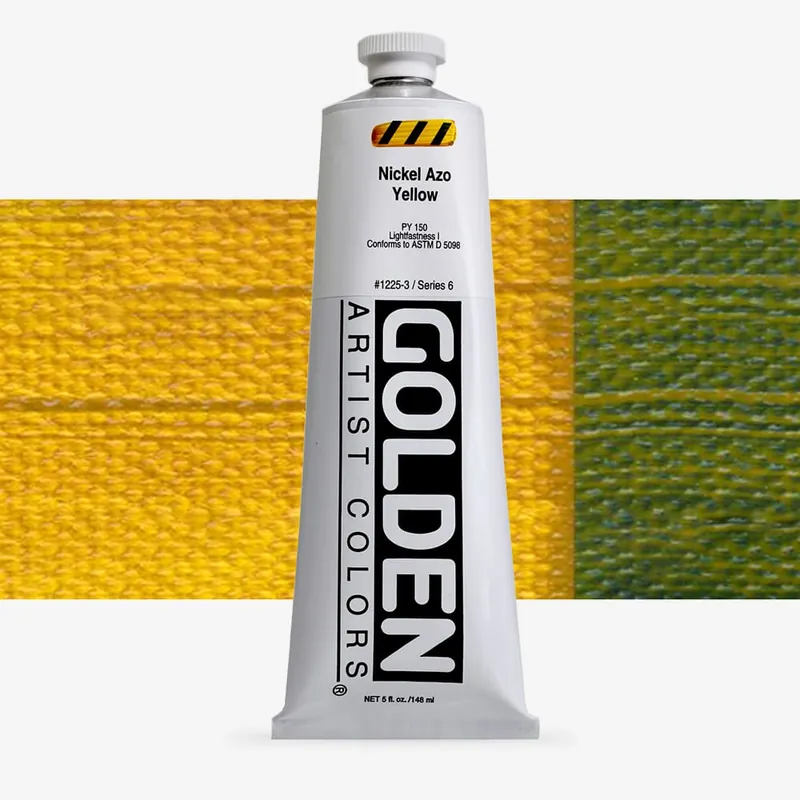 Golden Acrylique Heavy Body Peinture Acrylique 148 ml Jaune azo nickel Soldes