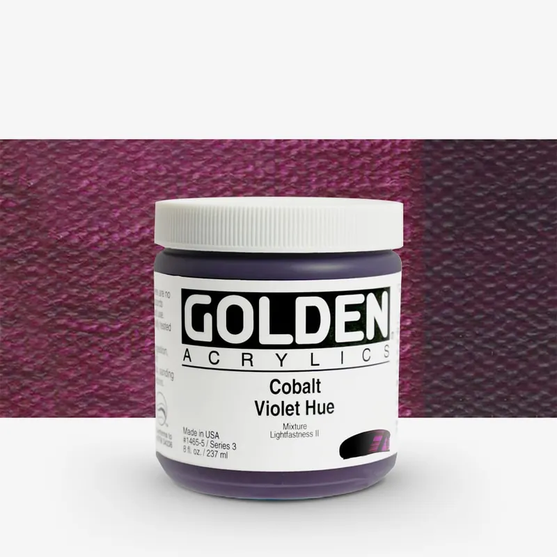 Golden Heavy Body Peinture acrylique 237 ml (8 oz) Violet cobalt (teinte) Achetez Aujourd'hui