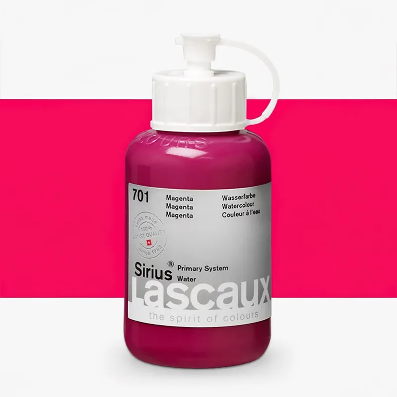 Lascaux Sirius Système primaires peinture aquarelle 85 ml magenta Produit De Marque