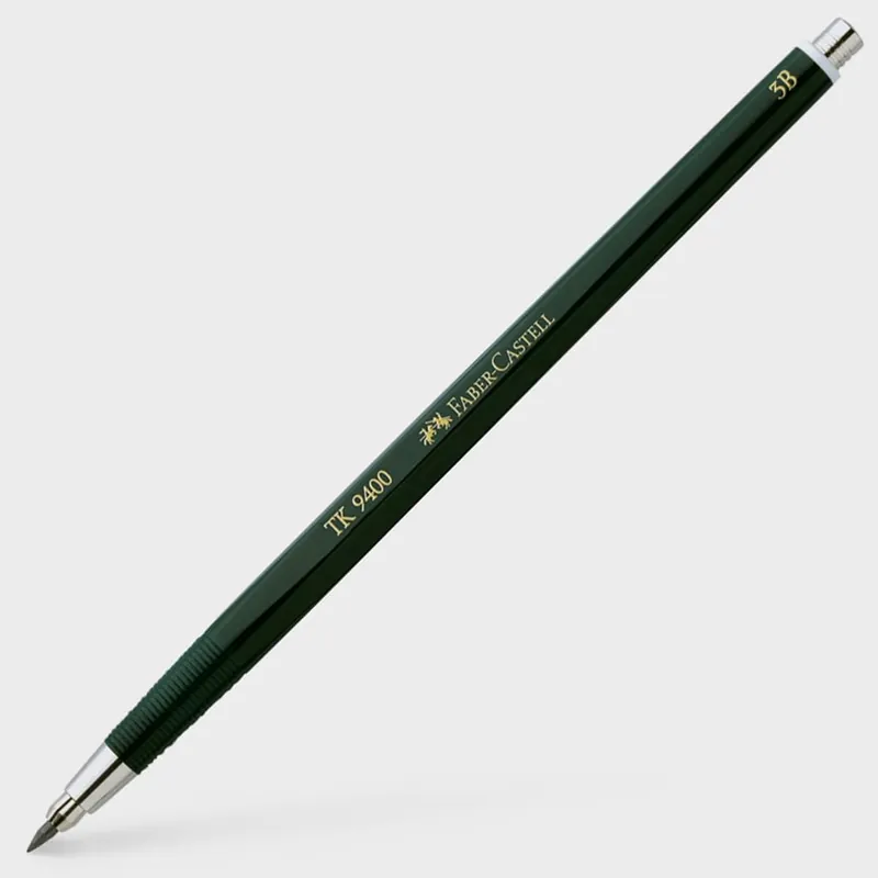 Solde Faber-Castell Porte-mine à pince TK9400 Avec mine graphite 3B de 2 mm