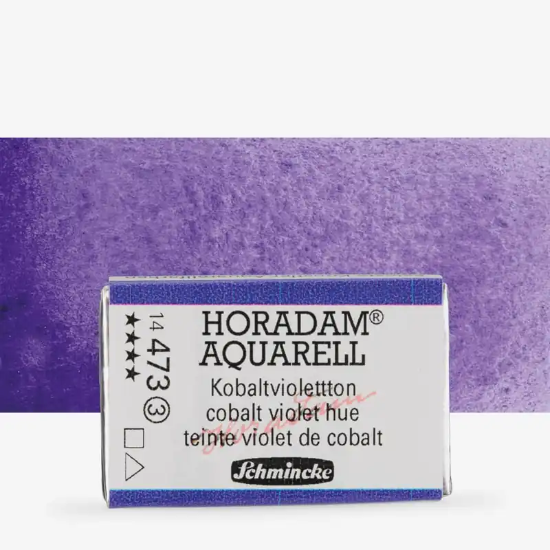 Petit Prix Schmincke Aquarelle Horadam Godet entier Violet de cobalt, teinte