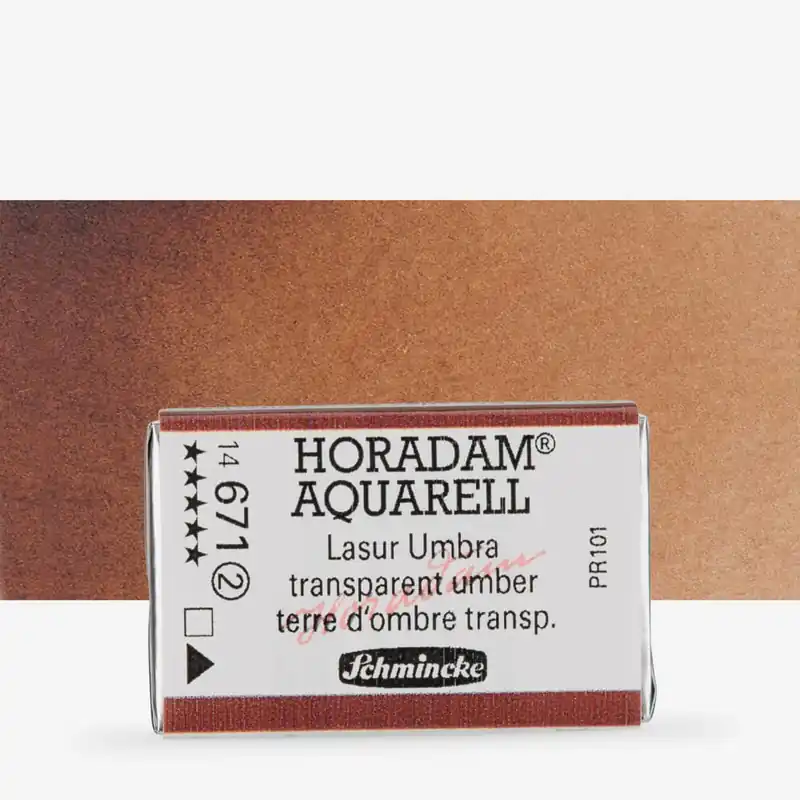 Pas Cher Schmincke Aquarelle Horadam Godet entier Terre d’ombre transparente