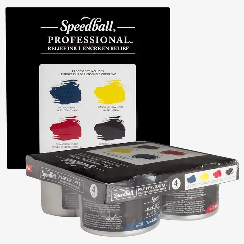 Speedball encre de gravure professionnelle 8 oz (236,5 ml) lot de 4 Certifié