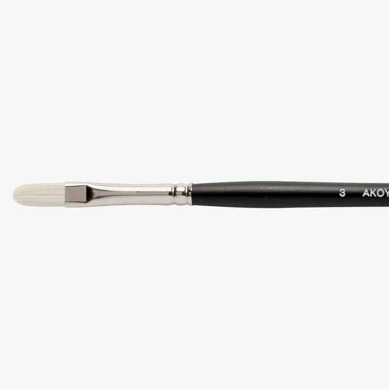 Jackson‘s Akoya Pinceau à soies synthétiques blanches Langue de chat n° 3 Offre Spéciale