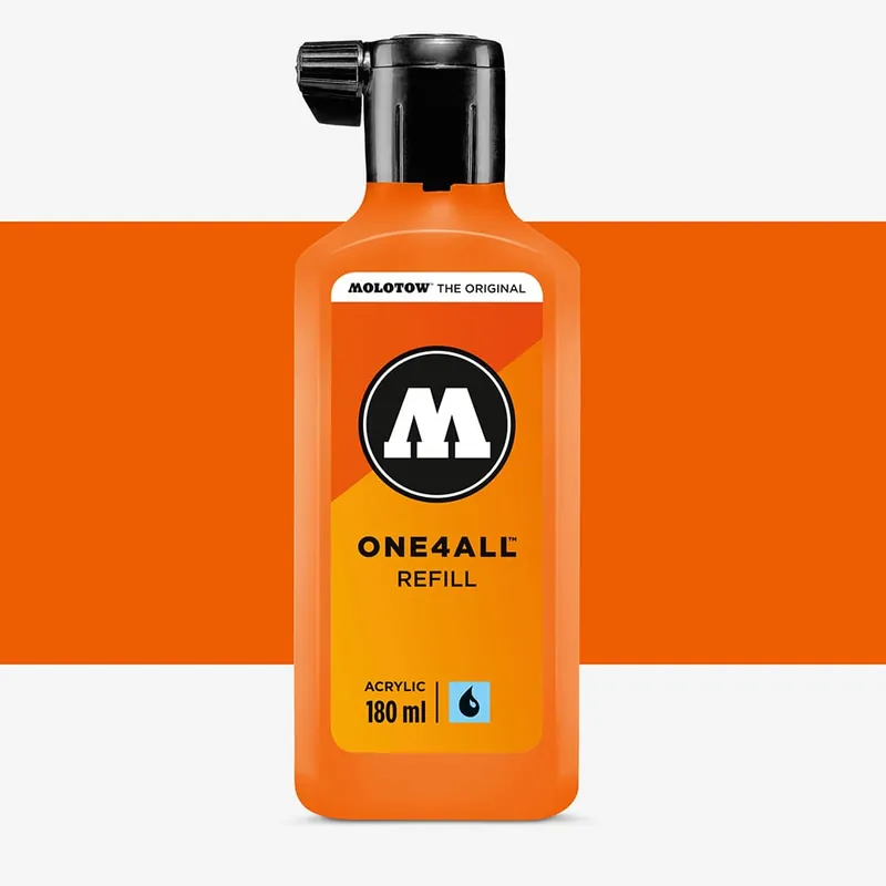 Commander Vite Molotow One4All recharge de peinture acrylique 180 ml Dare Orange 085