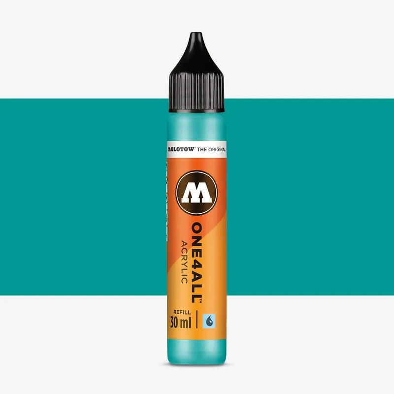 Prix Bas Molotow One4All recharge de peinture acrylique 30 ml bleu lagon 206
