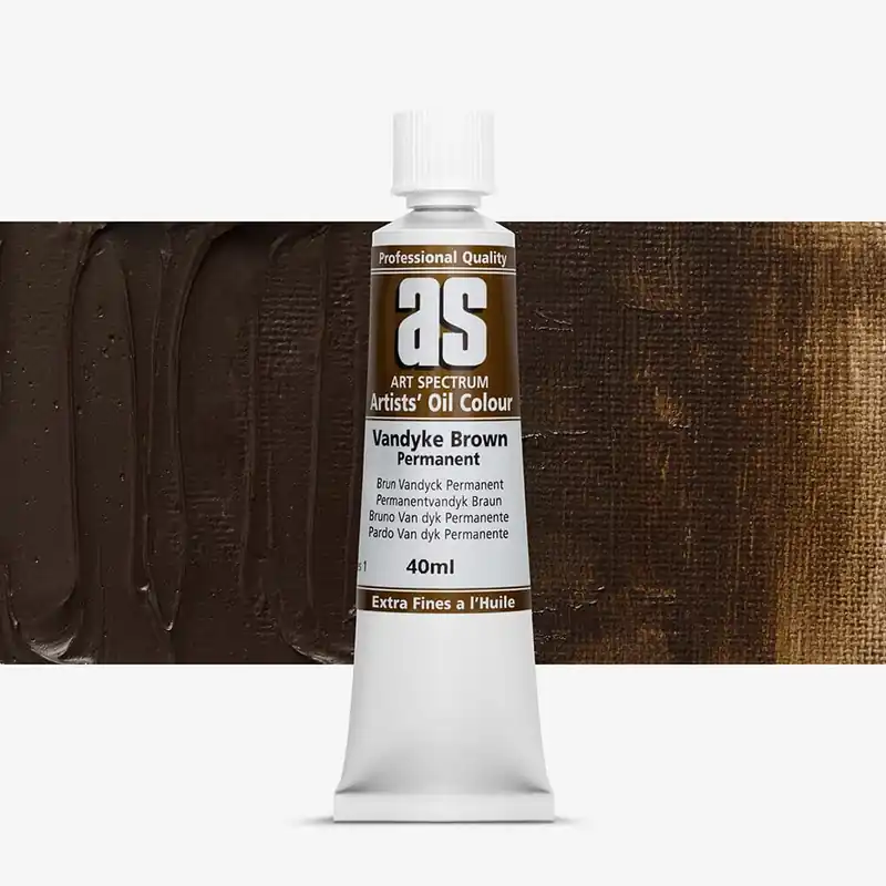 Art Spectrum peinture à l‘huile extra-fine 40 ml brun Vandyke permanent Dernier Modèle