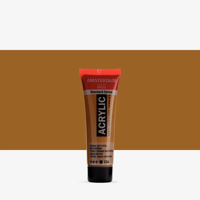 Royal Talens Amsterdam Standard peinture acrylique 20 ml terre de Sienne naturelle Commander Vite