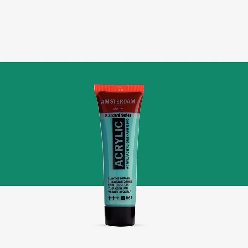 Royal Talens Amsterdam Standard peinture acrylique 20 ml vert turquoise Populaire