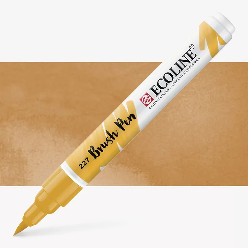 Royal Talens Ecoline Feutre pinceau aquarelle ocre jaune Prix Promo