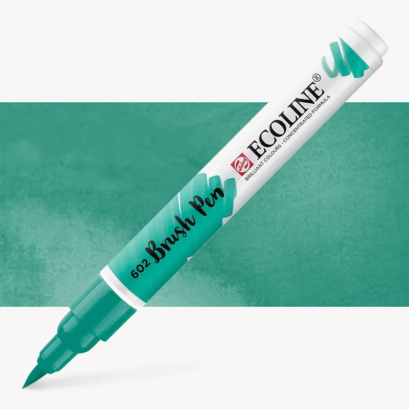 Royal Talens Ecoline feutre pinceau aquarelle vert foncé Populaire