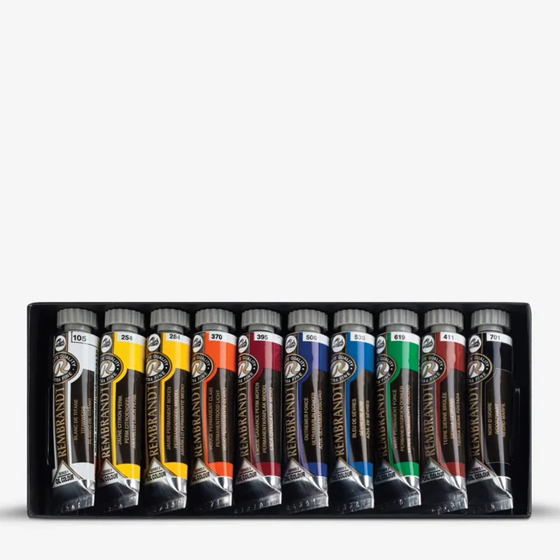 Royal Talens peinture à l’huile Rembrandt 15 ml lot de 10 Satisfait Ou Remboursé