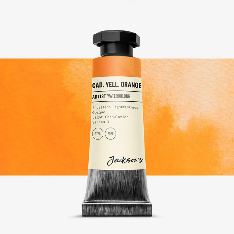 Jackson‘s Aquarelle Extra-Fine Artiste 10 ml Jaune de cadmium orangé Retour Gratuit