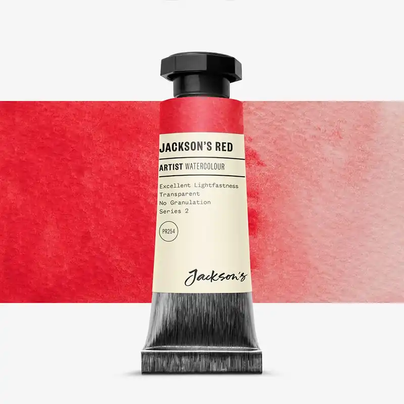 Remise Jackson‘s Aquarelle Extra-Fine Artiste 10 ml Jackson‘s Rouge (Pyrrole)