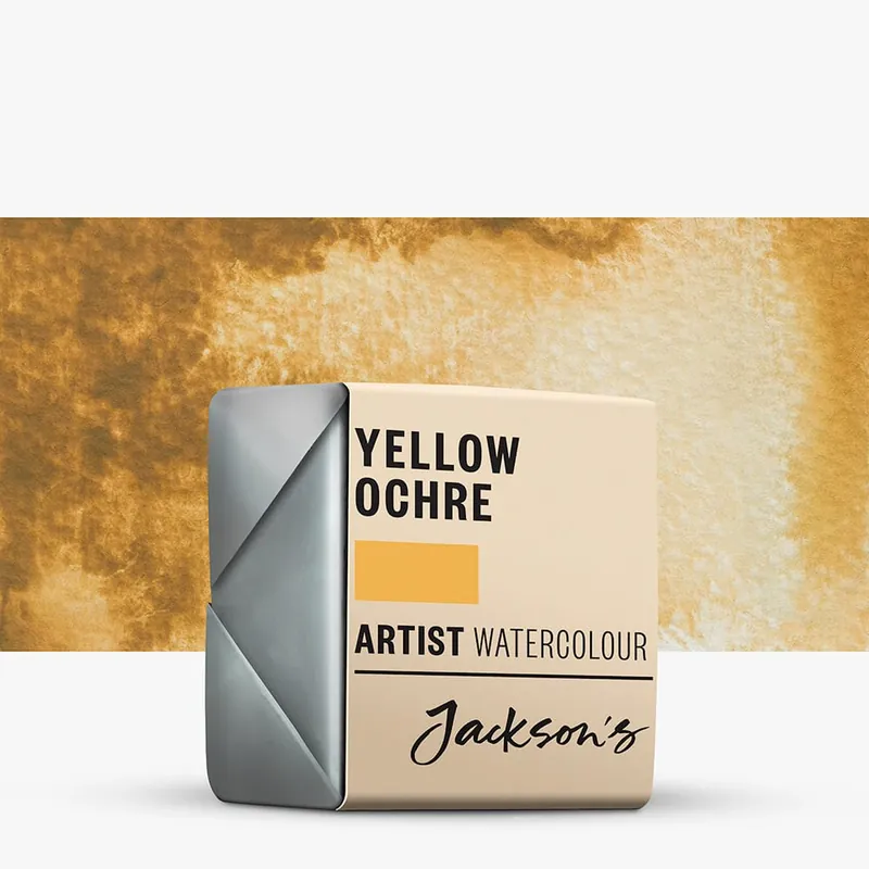 Must-Have Jackson‘s Aquarelle Extra-Fine Artiste Demi-godet Ocre jaune