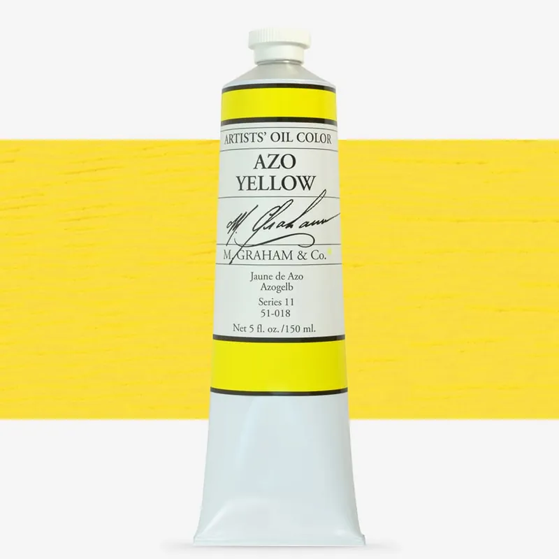 Remise M. Graham peinture à l’huile extra-fine 150 ml jaune azo