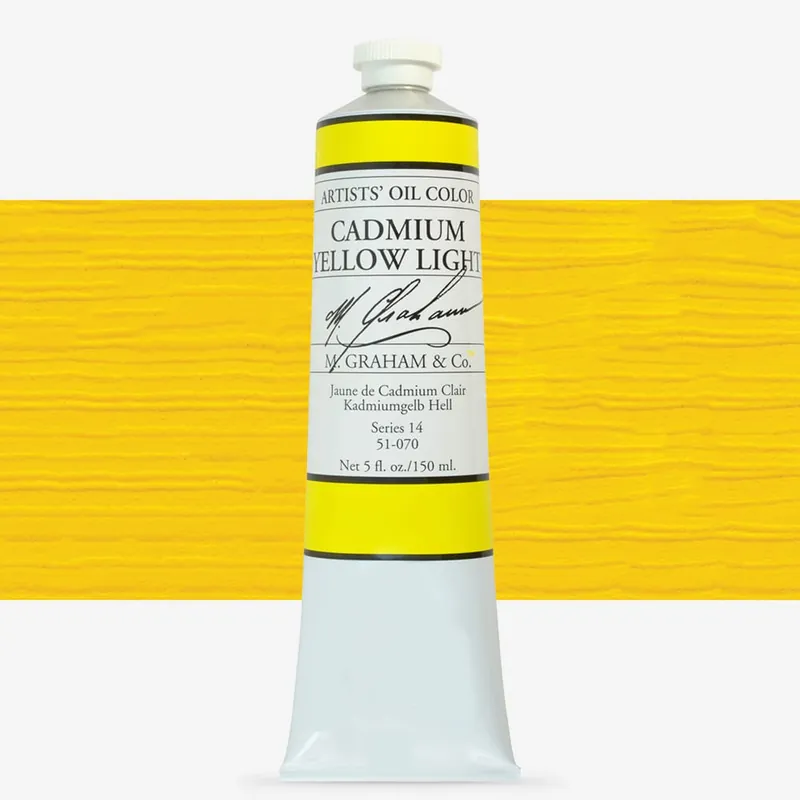 Prix Choc M. Graham peinture à l’huile extra-fine 150 ml jaune de cadmium clair