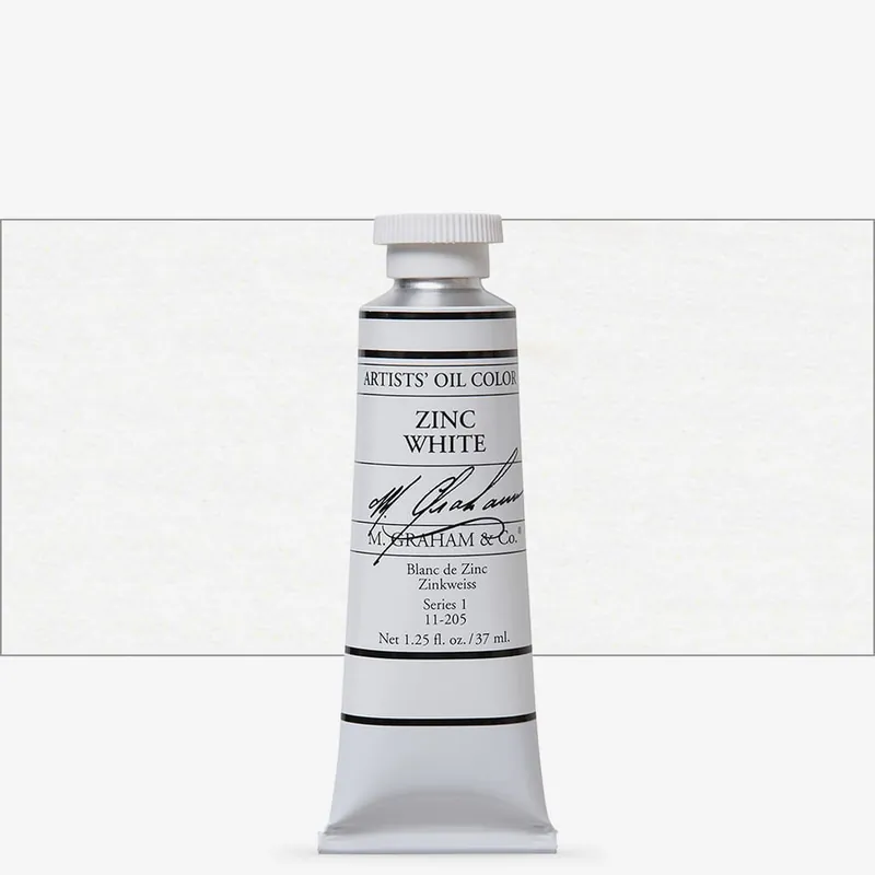 M. Graham peinture à l’huile extra-fine 37 ml blanc de zinc Petit Prix