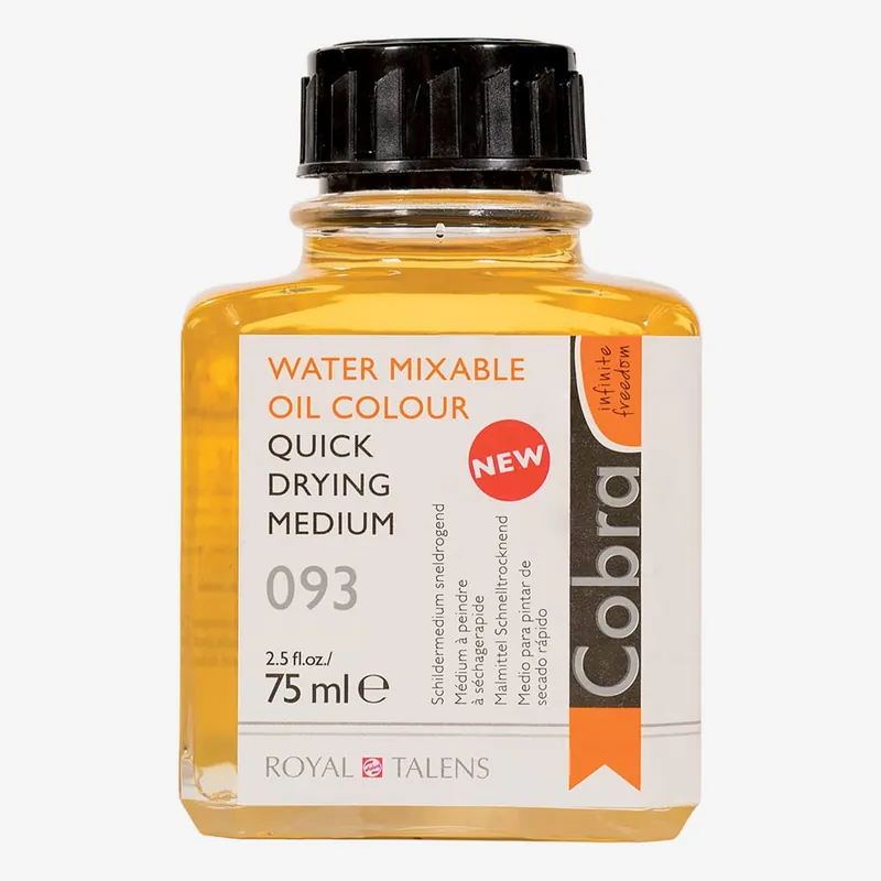 Royal Talens huile Cobra Water Mixable Oil médium siccatif à séchage rapide 75 ml Commander Maintenant