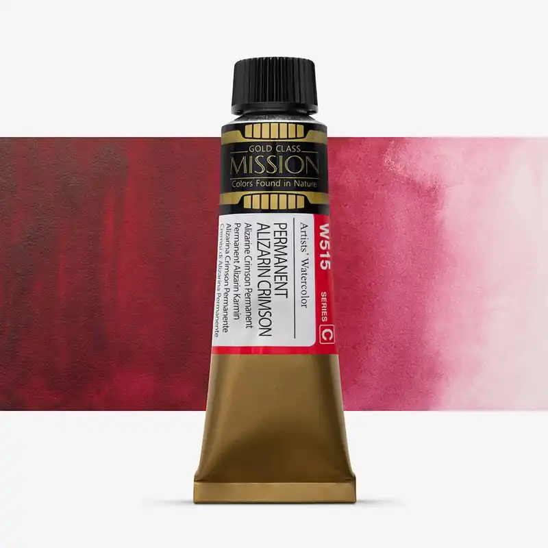 Mijello Mission Gold peinture aquarelle 15 ml alizarine cramoisie permanente Nouvel Arrivage