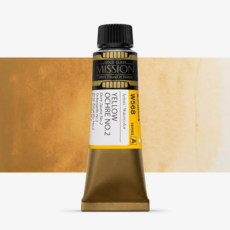Mijello Mission Gold Peinture aquarelle 15 ml ocre jaune n°2 Bon Plan