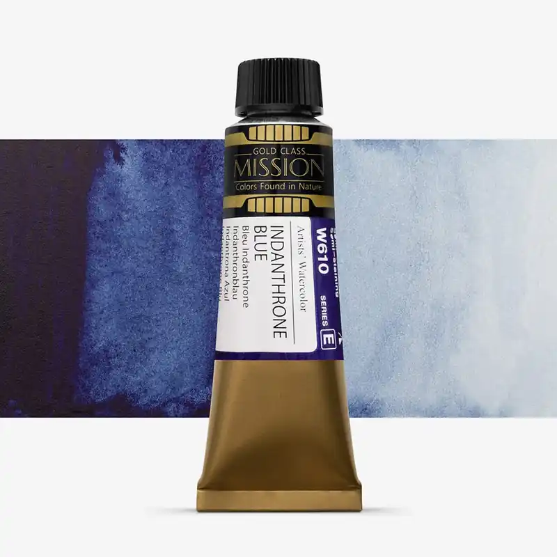 Super Prix Mijello Mission Gold Peinture aquarelle 15 ml bleu indanthrone