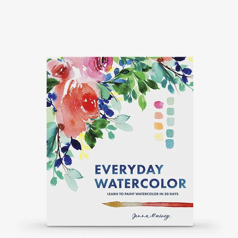 Top Vente Everyday Watercolor apprendre l’aquarelle en 30 jours (livre) — Jenna Rainey