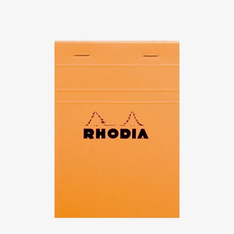 Offre Spéciale Rhodia Bloc quadrillé n°13 couverture orange 80 feuilles A6