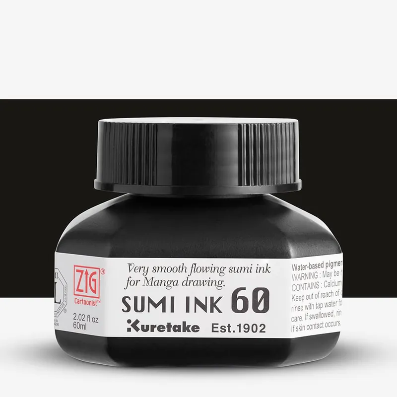 Offre Limitée Kuretake encre sumi 60 ml