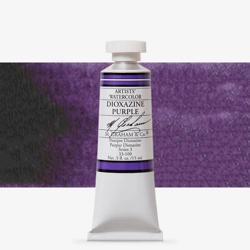 M. Graham Aquarelle extra-fine 15 ml violet dioxazine Expédié Aujourd'hui