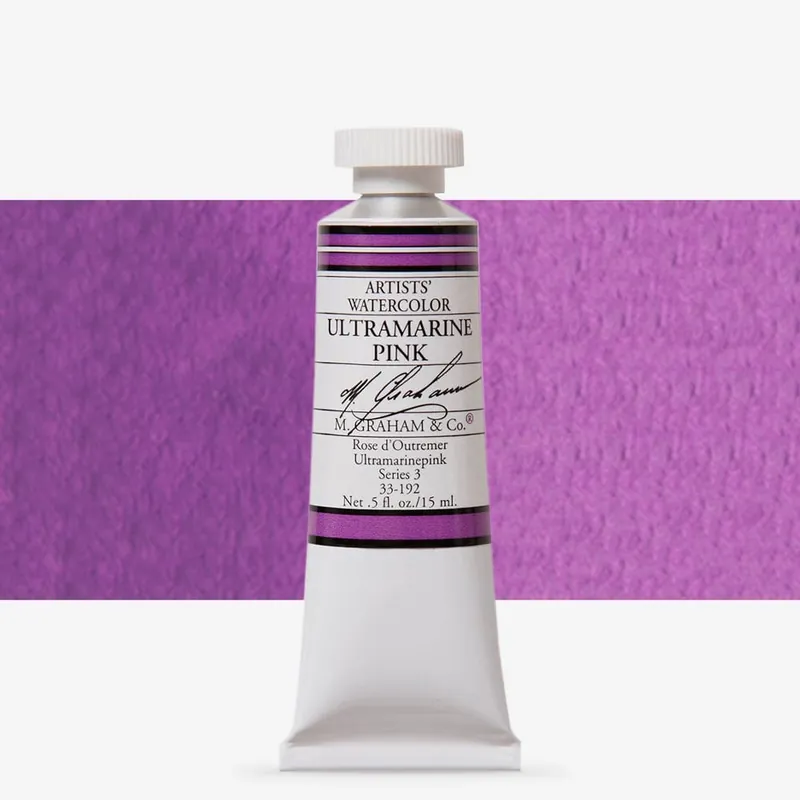 M. Graham Aquarelle extra-fine 15 ml rose outremer Nouveauté