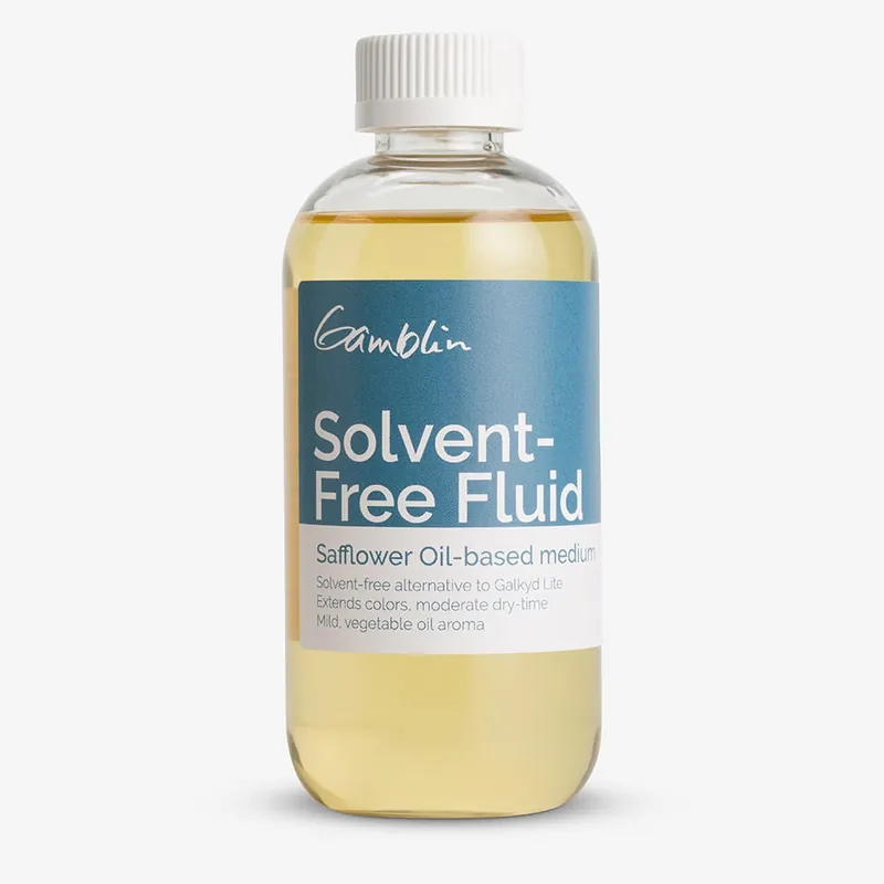 Promotion Saisonnière Gamblin médium à peindre fluide sans solvant (huile/alkyde) 250 ml
