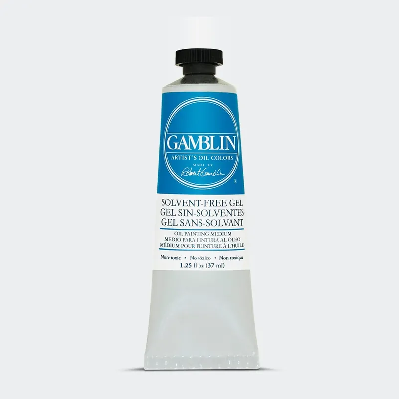 Soldes Gamblin gel sans solvant médium de peinture à l’huile / alkydes 37 ml