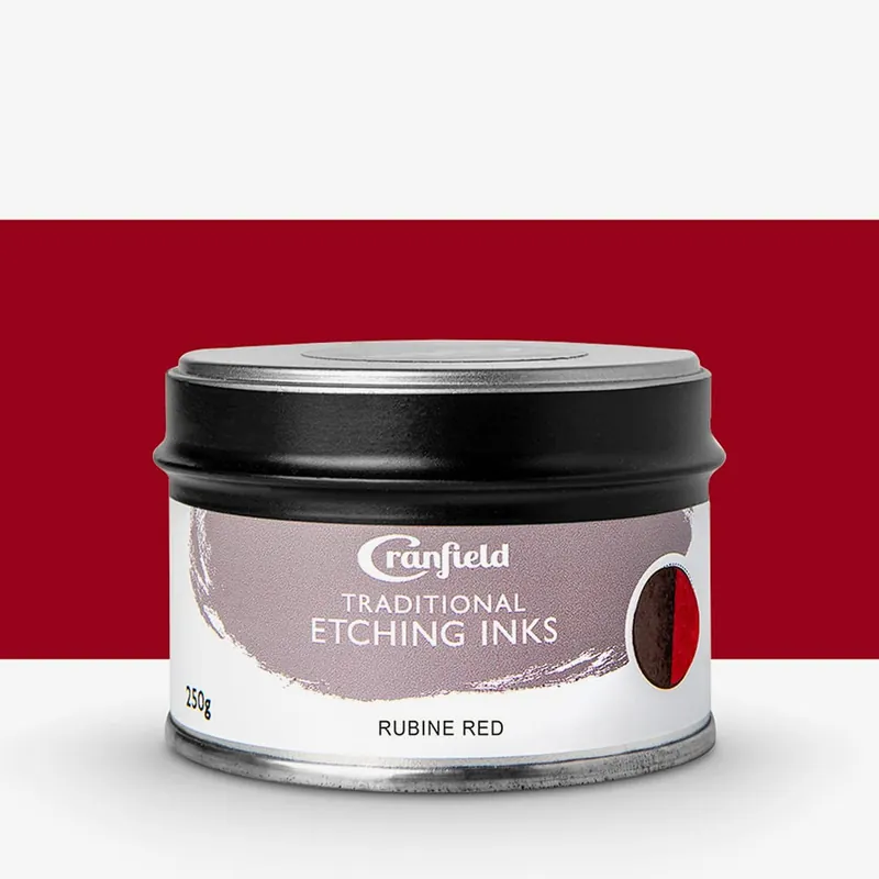 Haute Qualité Cranfield encre de gravure traditionnelle 250 g rouge rubis