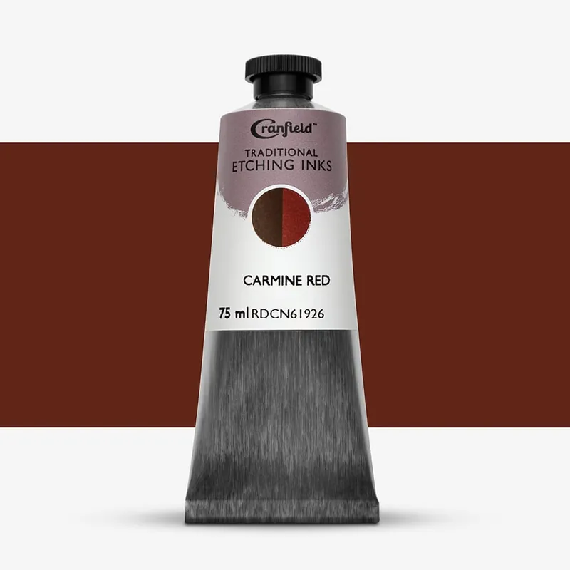 Soldes Cranfield encre de gravure traditionnelle 75 ml rouge carmin