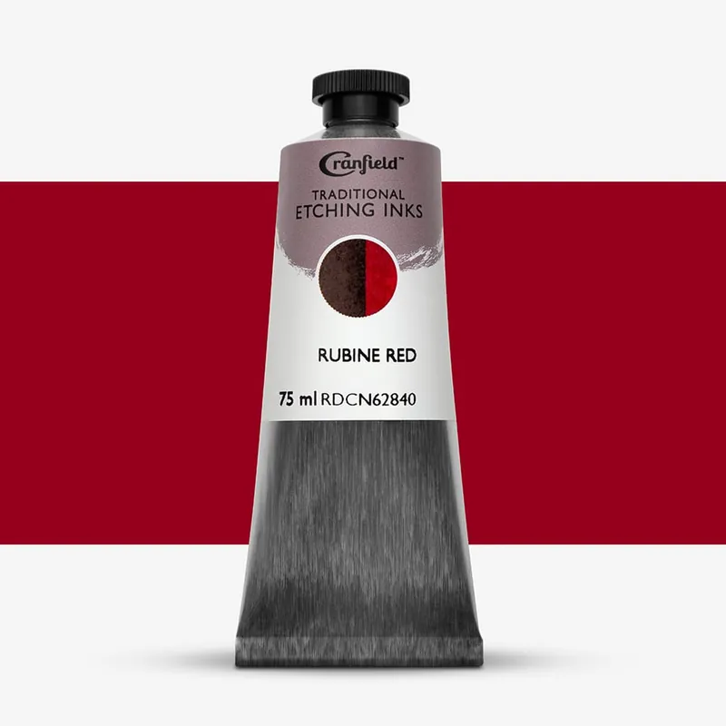 Cranfield encre de gravure traditionnelle 75 ml rouge rubis Achat Immédiat