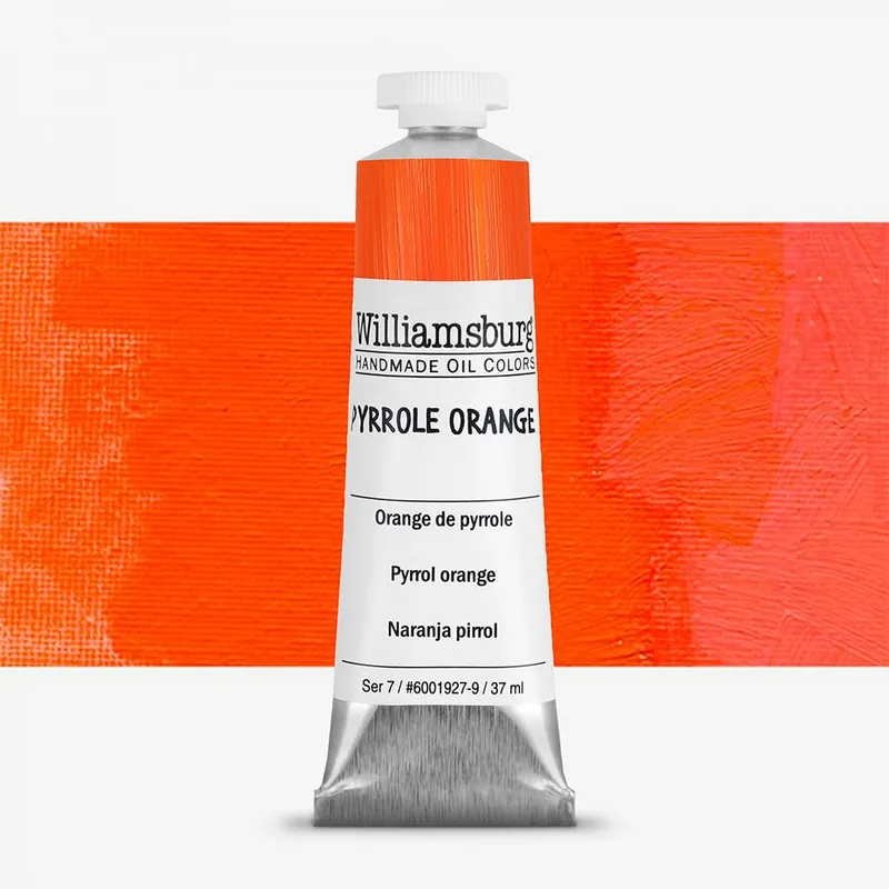 Williamsburg peinture à l‘huile 37 ml orange pyrrole Soldes