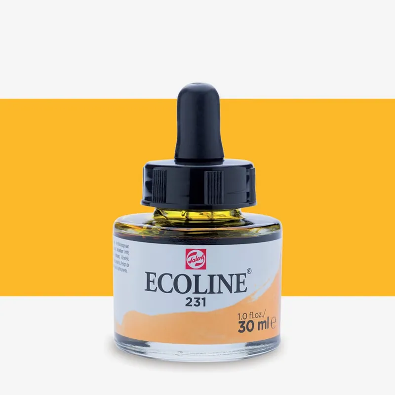 Meilleur Prix Royal Talens Ecoline encre aquarelle liquide 30 ml ocre doré