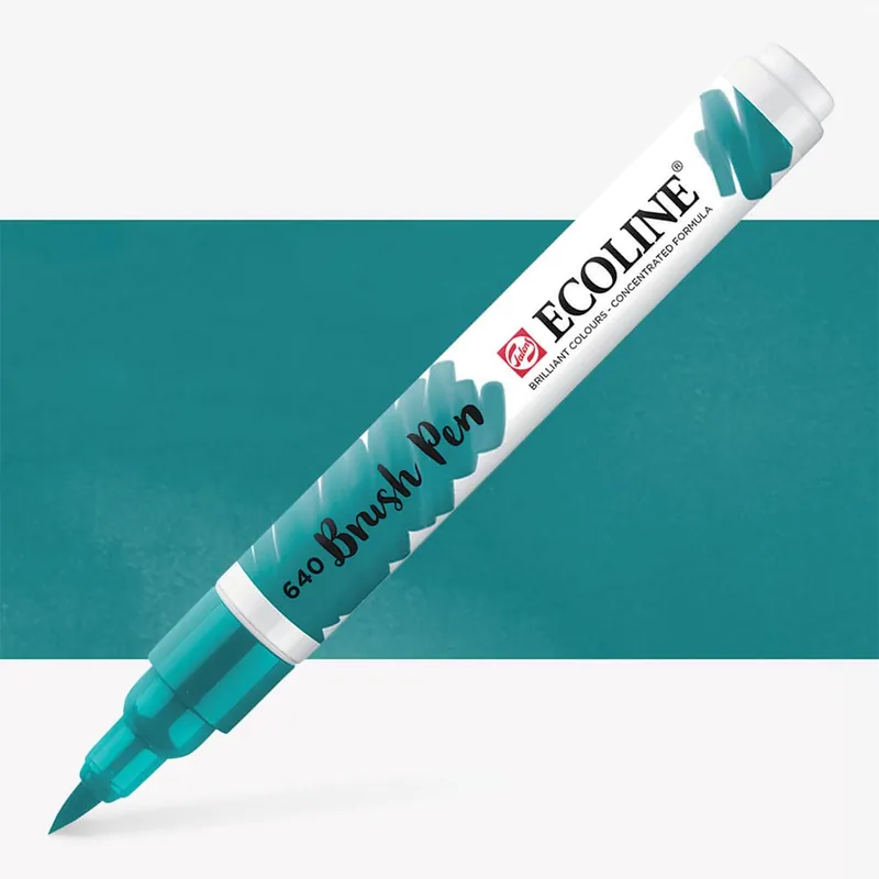 Super Prix Royal Talens Ecoline Feutre pinceau aquarelle vert bleuté